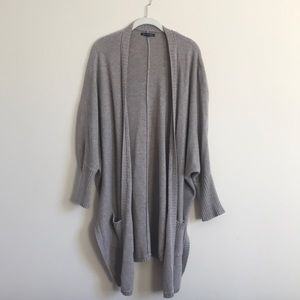 American Eagle Outfitters Gray Cardigan
